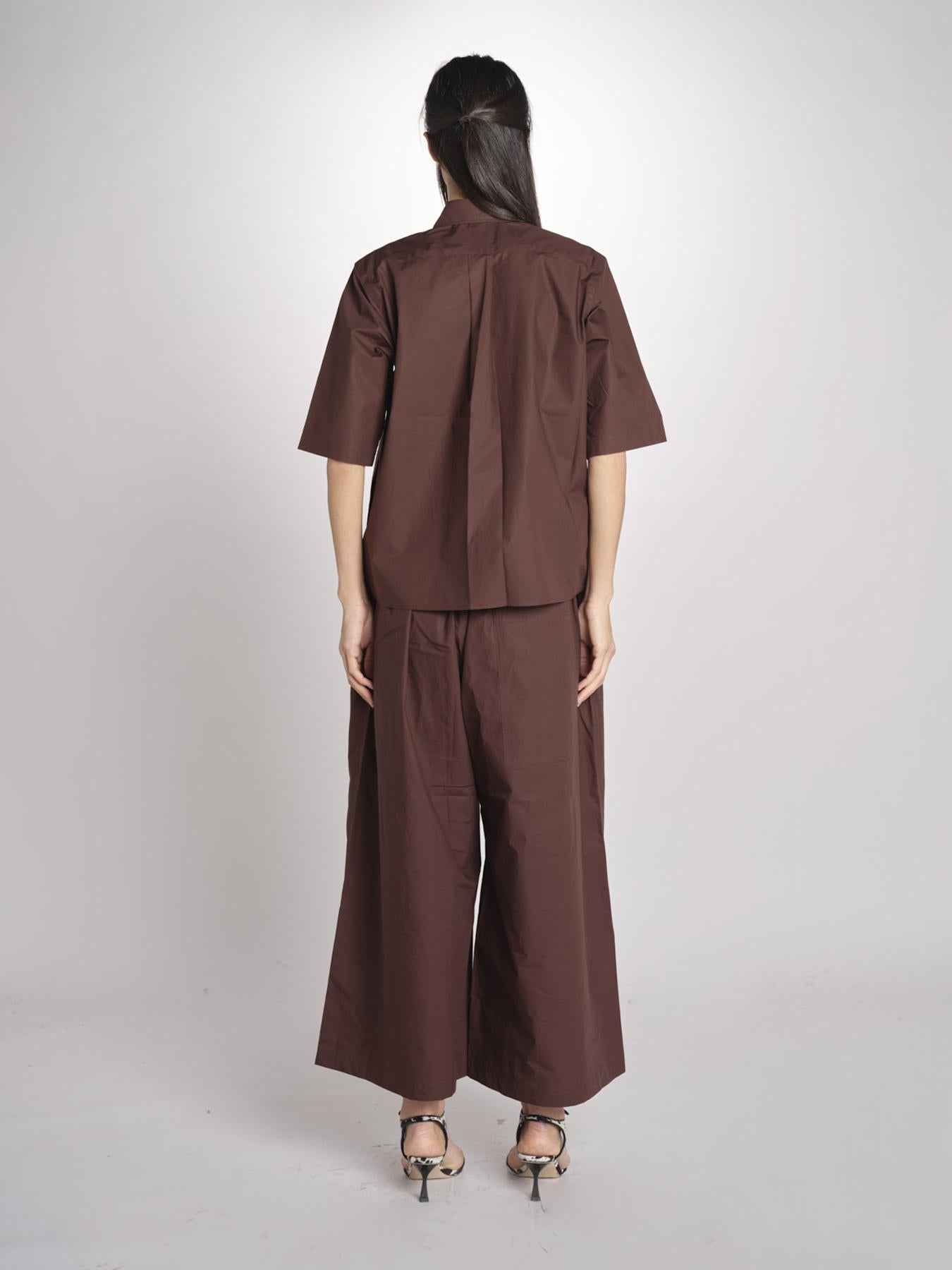 camicia m/c BISCAY CACAO sofie d'hoore 