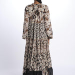 Abito lungo m/l fiori Maxi Hippydress MH BF1 MA1 yvonne s. 