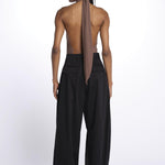 HOLLY body collo alto con fiocco HOLLY TAUPE BROWN amazuìn 