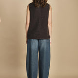 gilet in lana cotta. BLS1504 MAR32 soeur 