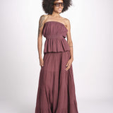 top con elastico PHOEBE WINE christianzen 