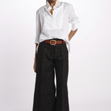 Pantalone ORIANA cropped nervature ORIANA540503 3 quelledue 