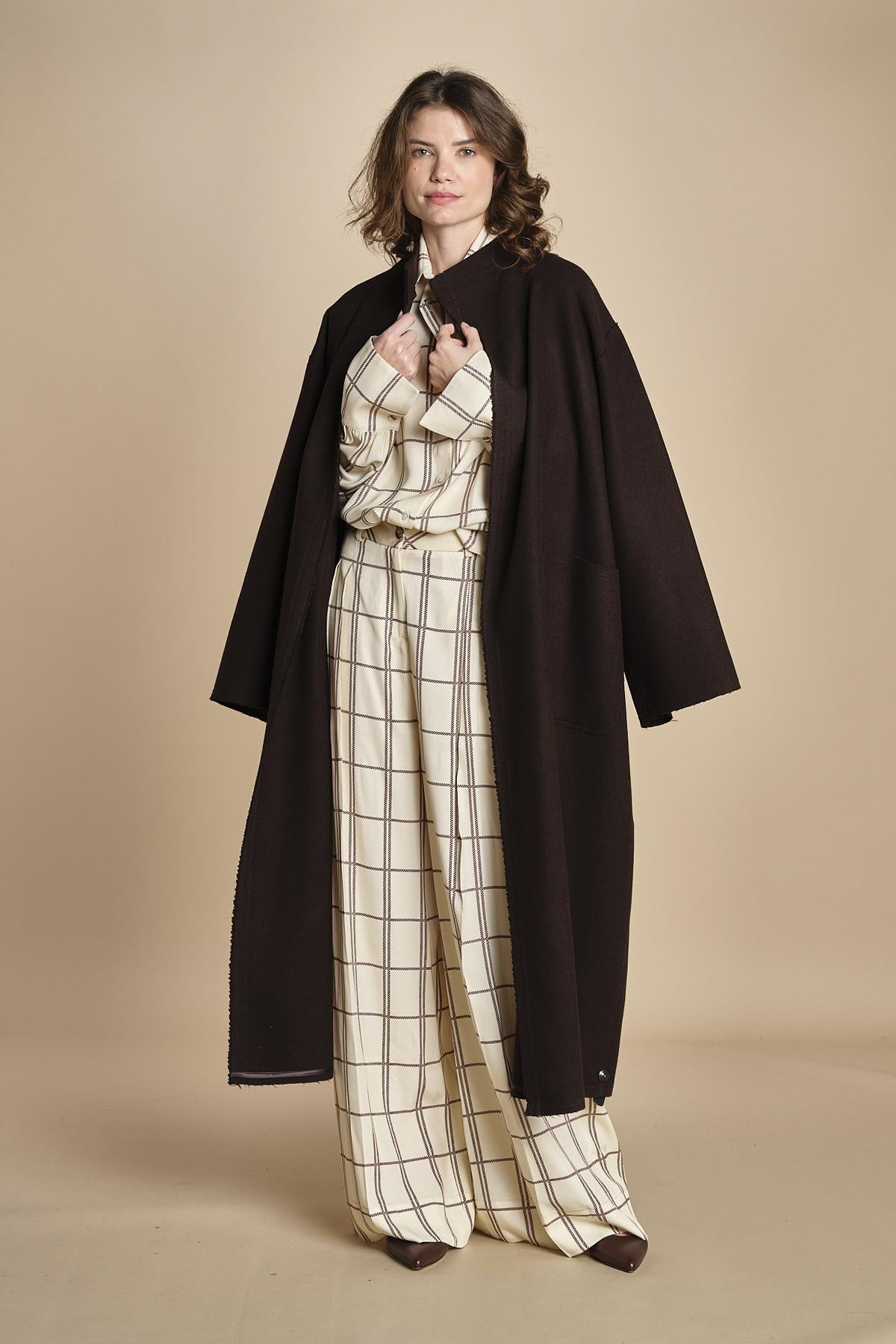 pantaloni a quadri TRAVEL CHECK BORD crida 