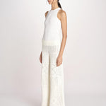 pantalone in crochet SANTY ECRU ba&sh 