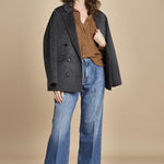 TACY camicia in jersey BETB500 WALNUT hartford 