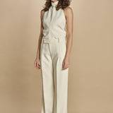 pantalone con pinces 30804-313 LATTE 02 federica tosi 