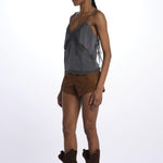 Top pizzo WWCR01258 VERTDEGRIS zadig & voltaire 
