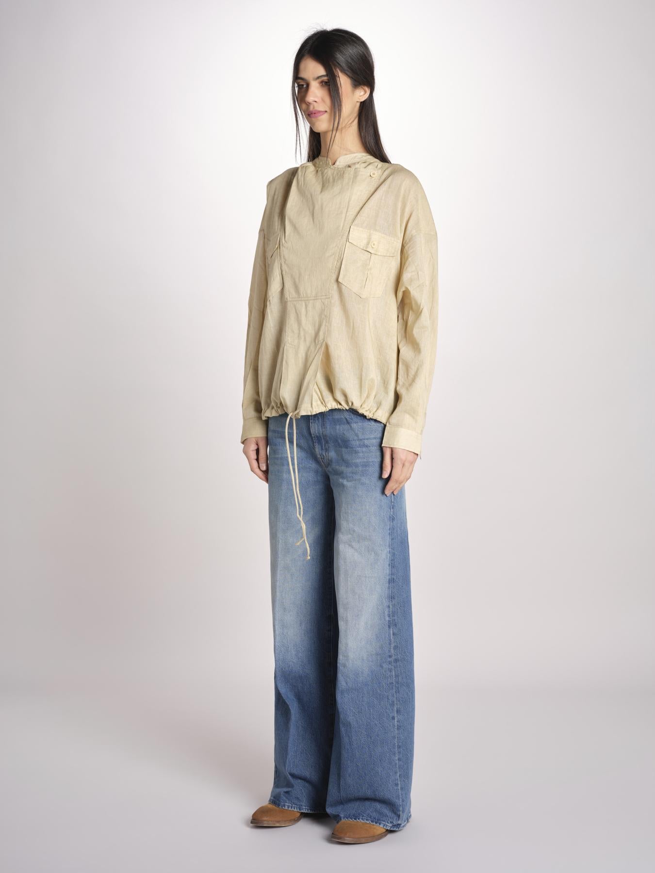 tunica in lino DEMBOW BEIGE mes demoiselles 