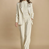 giacca doppipetto in cady 30303-313 LATTE 02 federica tosi 