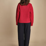 maglia a coste con la zip SANDOS CRIMSON studio nicholson 