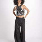 gilet con specchietti GITABIS CA034BGITABI-BLA BLACK laurence bras 