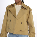 Trench corto IO119118 BE455 ivy oak 