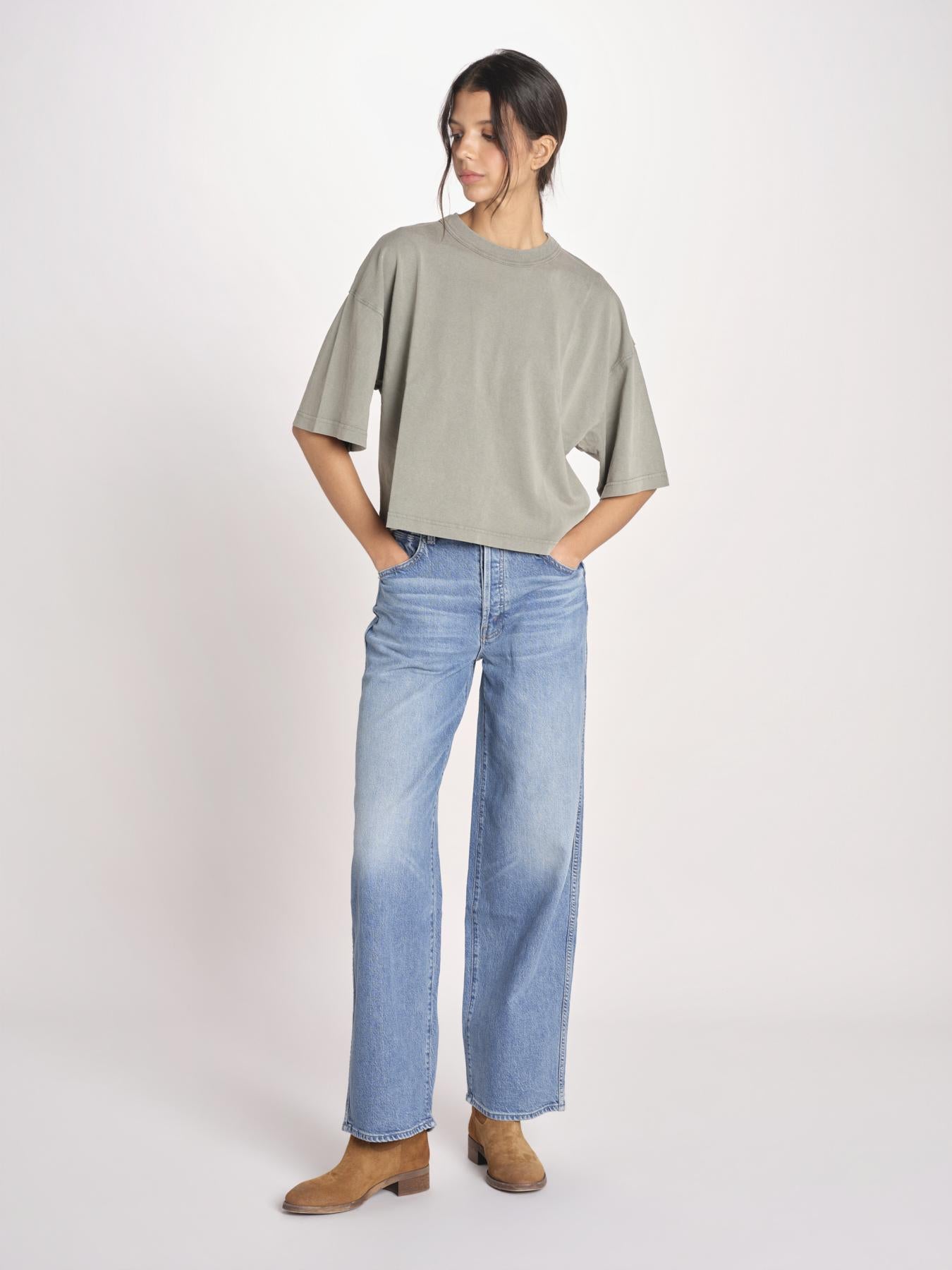 t-shirt over VOSS61 T1473_PS26 721 OXYD GREY bellerose 