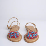 Sandalo EMMA con perline EMMA NATURAL ancient greek 