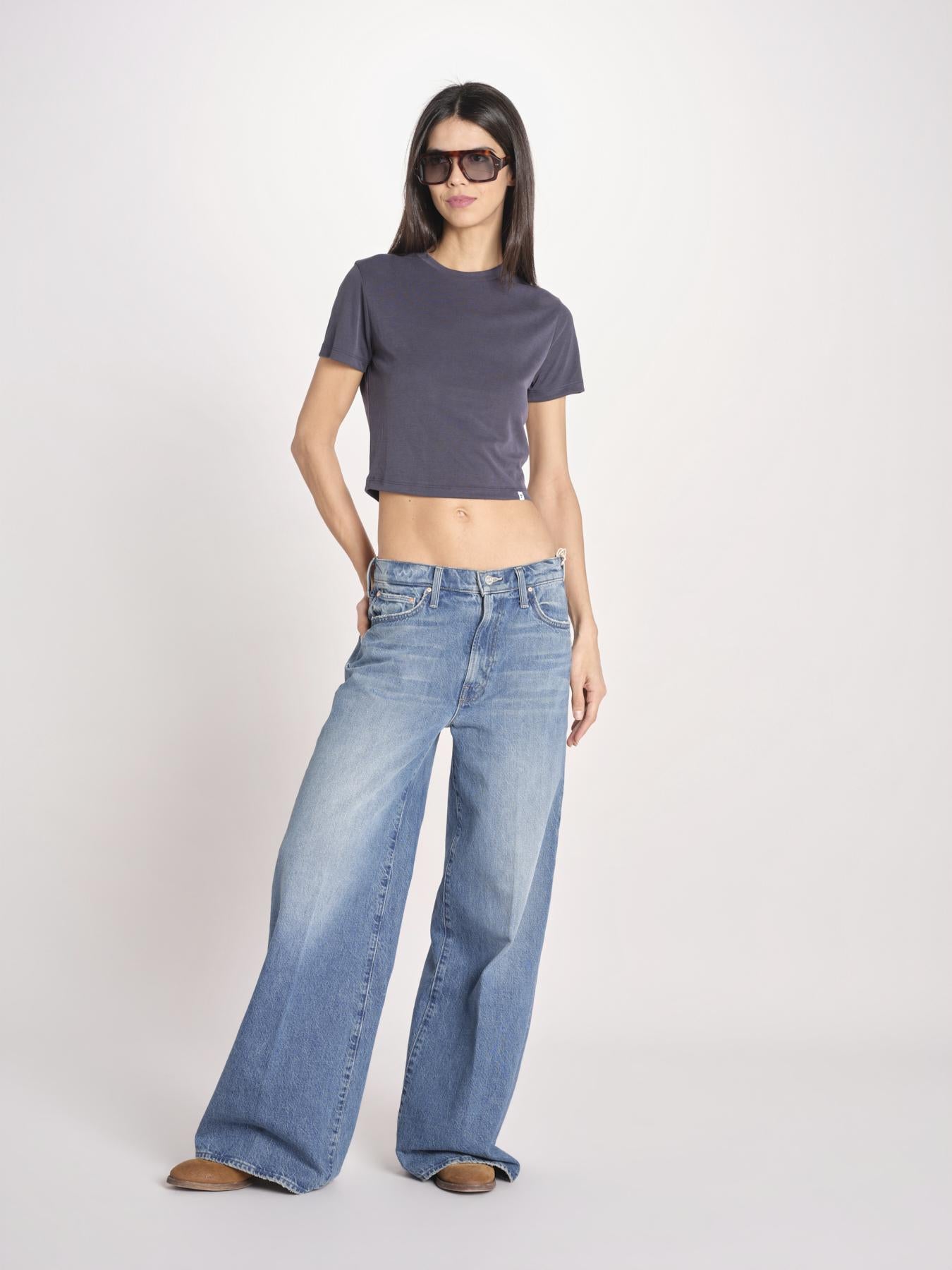 t-shirt costine m/c PARGA 026TS614RM BLU woc 