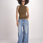 top in tulle TSH0624IRINA KAKI BRONZE KAKI1026S soeur 