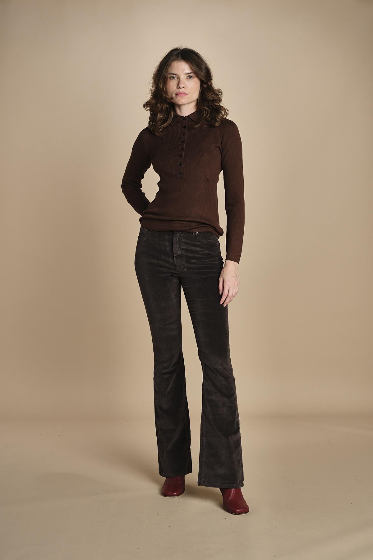 73% COTONE 25% TENCEL 2% ELASTAN MONICA XV01 133 CAFFE ps don't forget me 