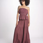top con elastico PHOEBE WINE christianzen 