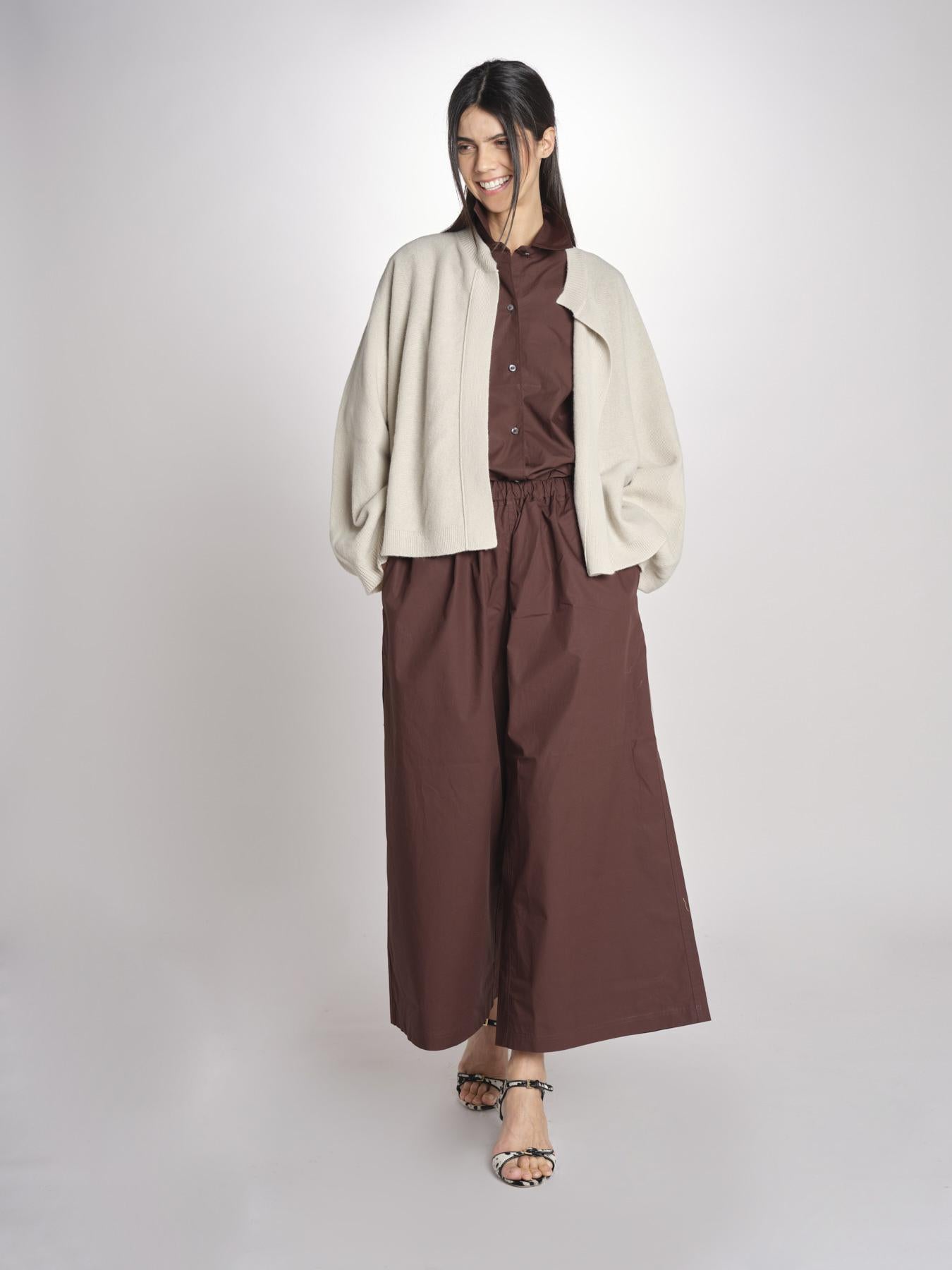 cardigan in lana over MELTEM NATURAL sofie d'hoore 