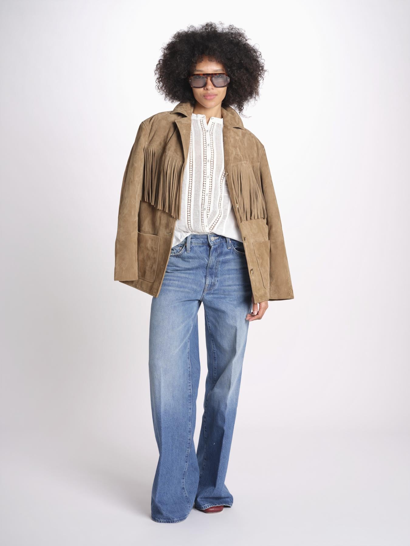camicia m/l con ajours 347737 OFF-WHITE L0025 farm rio 