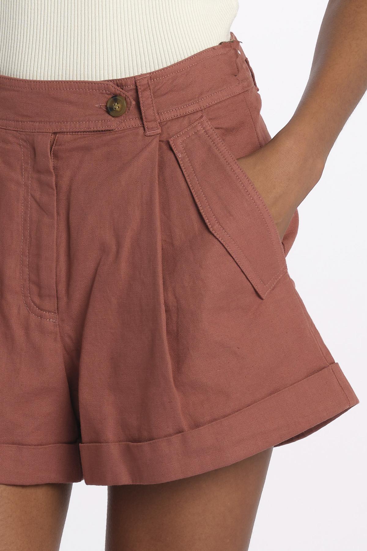 Shorts ENOA con tasche ENOA TERRACOTTA vanessa bruno 