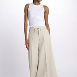 Pantalone GRACE taschina misto lino zampa GRACE TMLS06 182 ps don't forget me 