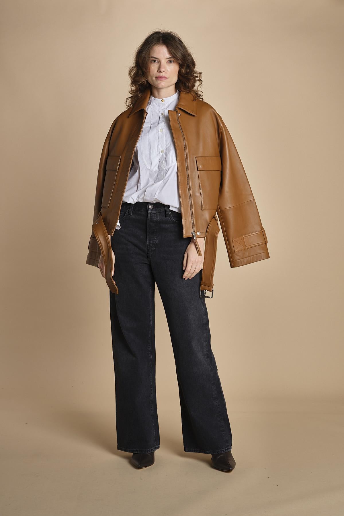 camicia con plastron GRANDETANTE WHIRE laurence bras 
