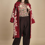top in jersey a fiori IKAT TINY 339748 PINK farm rio 
