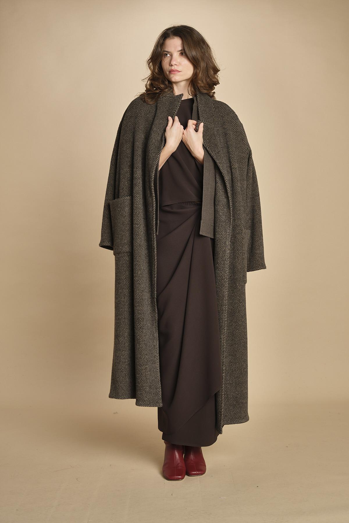 gonna pareo. T2716G DARK BROWN dusan 