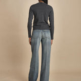 girocollo slim by milaura. d2501005 871 GRIGIO milaura 