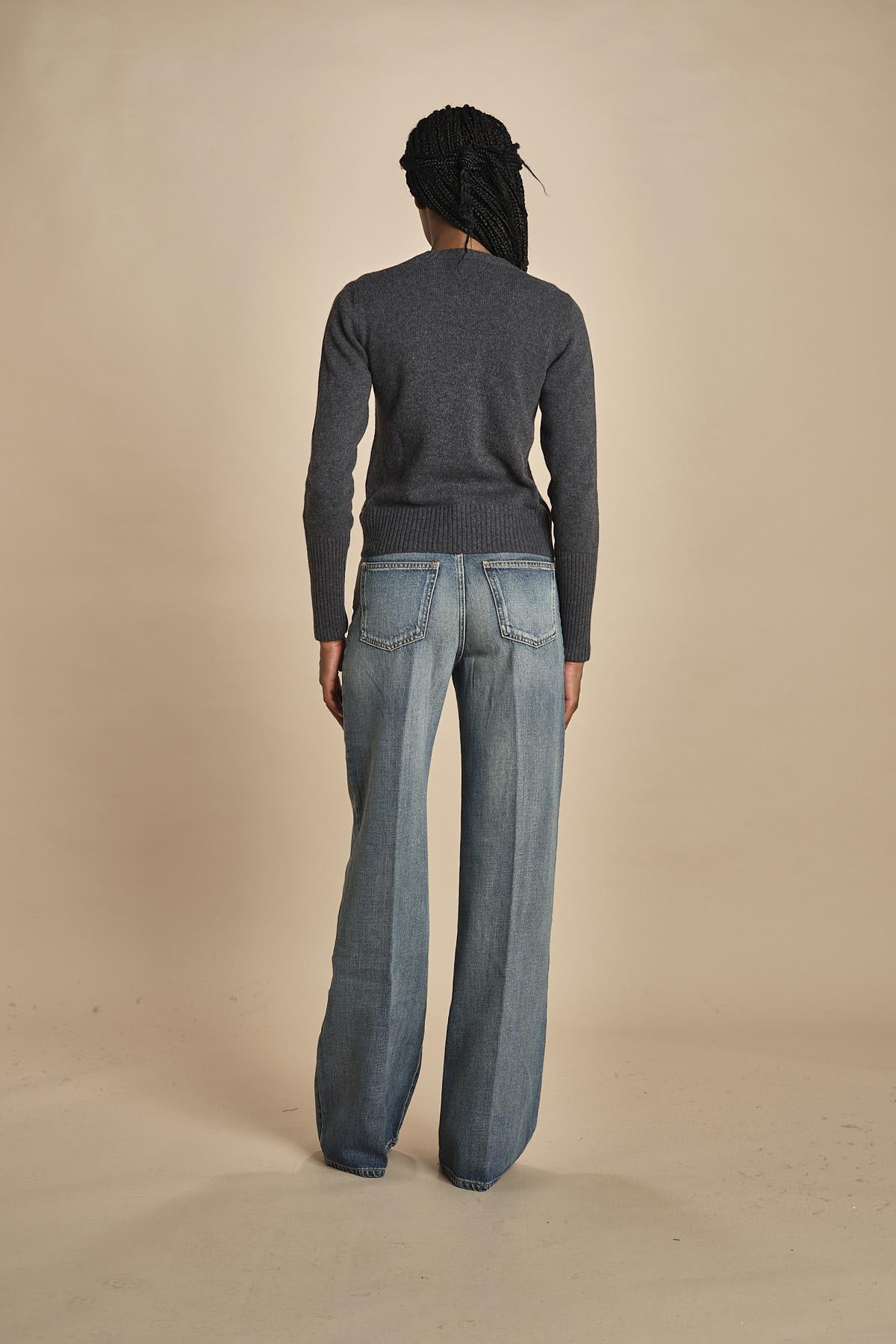 girocollo slim by milaura. d2501005 871 GRIGIO milaura 