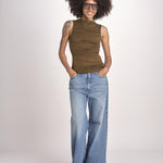 top in tulle TSH0624IRINA KAKI BRONZE KAKI1026S soeur 