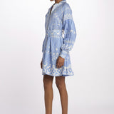 Mini abito GALINA m/l stampa GALINA 1707 VISTA BLUE scarlett poppies 