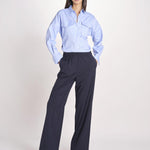 Pantalone straight leg con vita elasticizzata MALLO 2615131071600 001 weekend maxmara 