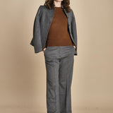 pantalone cropped con risvolto MELODIA 652923 50 quelledue 
