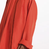 Abito seta con sciarpa DOLPHIN POPPY sofie d'hoore 