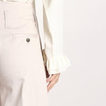 pantalone largo con nervature ORIANA 540 54 85 PABBLE quelledue 