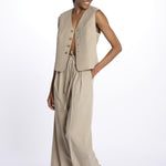 Pantaloni con pences 252-2603 6204 vis a vis 