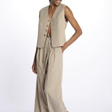 Pantaloni con pences 252-2603 6204 vis a vis 