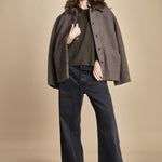 maglia girocollo con zip CESNIK KAKI ba&sh 