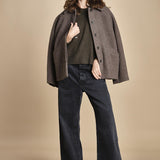 maglia girocollo con zip CESNIK KAKI ba&sh 