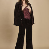 pantalone in velluto. WWPA01868 DARK CHOCOLATE 213 zadig & voltaire 