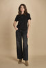 t-shirt con ali di strass.