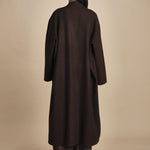 cappotto lungo cimosato T8734U MORO dusan 