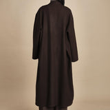 cappotto lungo cimosato T8734U MORO dusan 