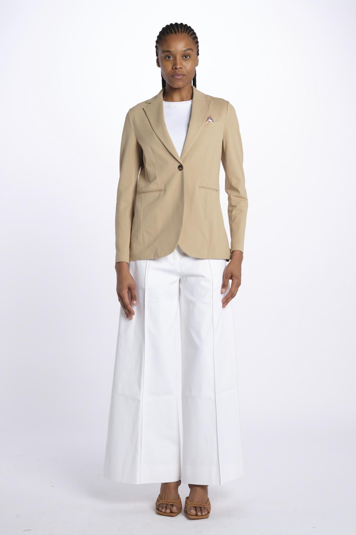 Giacca 1 bottone piquet 3368 BEIGE circolo 1901 