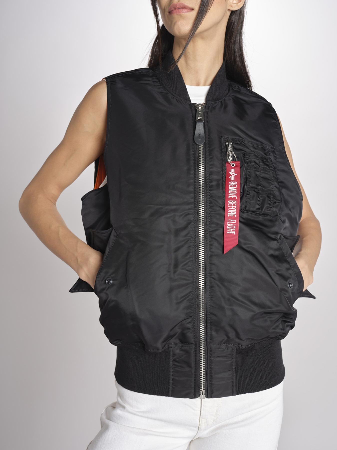 Gilet SS156146 03 BLACK alpha 