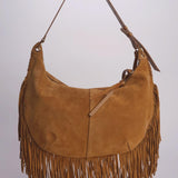 Borse grande con frange SWING XL FRANGES COGNAC ba&sh 