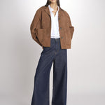PALCHI giacca cropt scamosciasta con tasche applicate PALCHI2615441021650 002 weekend maxmara 