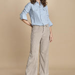 camicia texana TOLEDO-SM001 SKY fortela 